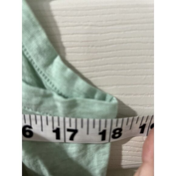 Rag & Bone Classic Beater Tank Cotton in Celadon Green Tank Green Size M - Picture 6 of 8